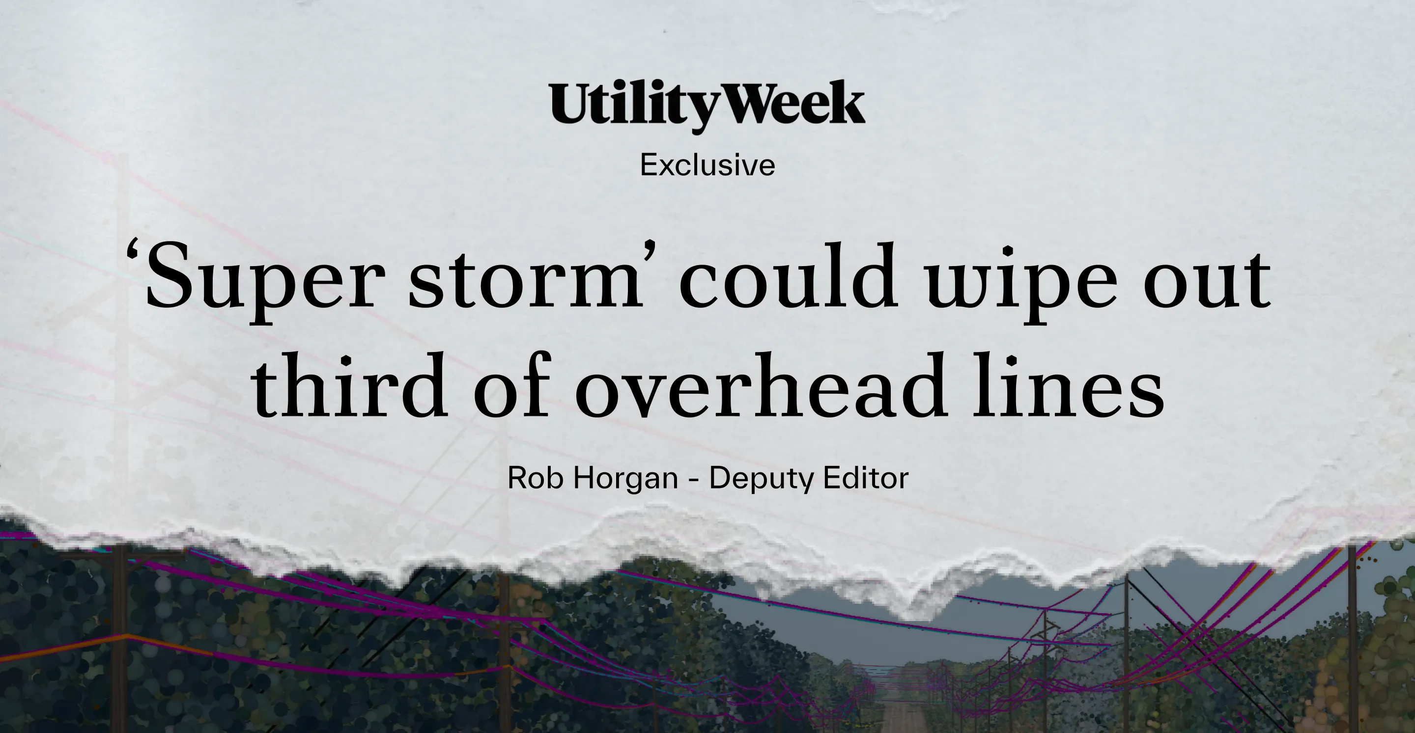 Super storm digital modelling of UK energy grid
